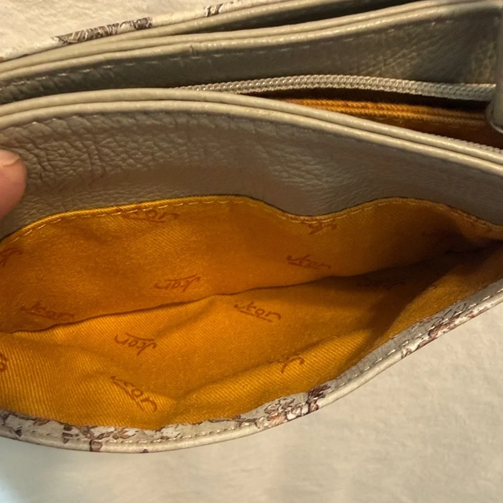 JEON ICON Los Angeles Leather Van Gogh Almond Blossom Art Wear Crossbody - Picture 9 of 12